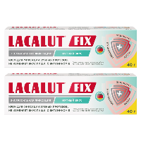 Изображение товара Набор LACALUT FIX КРЕМ ДЛЯ ФИКСАЦИИ ЗУБНЫХ ПРОТЕЗОВ МЯТНЫЙ ВКУС 40,0 из 2-х уп со скидкой