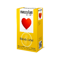 Изображение товара Презервативы masculan ribbed+dotted 21 шт.