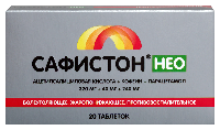 Изображение товара Сафистон Нео 320 мг + 40 мг + 240 мг 20 шт. таблетки