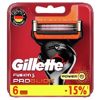 Изображение товара Gillette fusion proglide power кассеты сменные для безопасных бритв 6 шт.