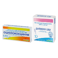 Изображение товара Набор Дантинорм Бэби 1 мл 10 шт при прорезывании зубов + Оциллококцинум 6 шт, гранулы при ОРВИ