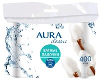 Изображение товара Aura палочки ватные 400 шт./пакет/