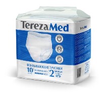 Terezamed трусы-подгузники для взрослых medium (№2) 10 шт. объём бёдер 75/80–110 см