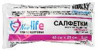 САЛФЕТКИ МАРЛЕВЫЕ МЕДИЦИНСКИЕ СТЕРИЛЬНЫЕ ДВУХСЛОЙНЫЕ LIFE