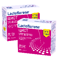 Изображение товара Набор из 2-х упаковок LACTOFLORENE ЦИСТ 20 шт. саше-пакеты