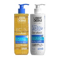 Изображение товара Набор ЛИБРИДЕРМ ЦЕРАФАВИТ: масло для душа 400мл + бальзам для лица и тела 400мл
