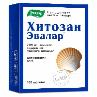 Изображение товара Хитозан эвалар 100 шт. таблетки бад