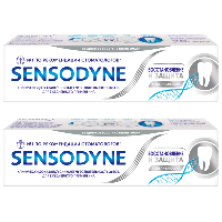 Изображение товара Набор СЕНСОДИН ЗУБНАЯ ПАСТА ВОССТАНОВЛЕН И ЗАЩИТА ОТБЕЛ 75МЛ со скидкой 20% на вторую упаковку