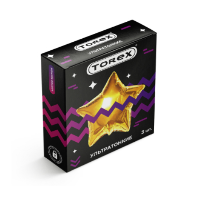 Изображение товара Torex презервативы ультратонкие 3 шт./ limited edition