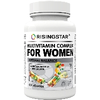 Risingstar поливитаминный минеральный комплекс в-мин 60 шт. таблетки, покрытые оболочкой массой 1,03 г/для женщин