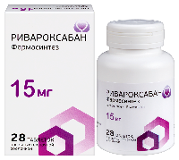 Изображение товара Ривароксабан фармасинтез 15 мг 28 шт. банка таблетки, покрытые пленочной оболочкой
