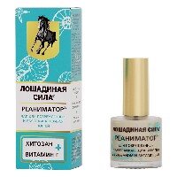 Изображение товара Лошадиная сила реаниматор для поврежденных и расслаивающихся ногтей с хитозаном и витамином f 10 мл