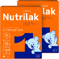 Изображение товара Набор из 2х упаковок NUTRILAK 1 СМЕСЬ СУХ МОЛОЧНАЯ АДАПТИР 300,0 по спец.цене