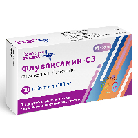Изображение товара Флувоксамин-сз 100 мг 30 шт. блистер таблетки, покрытые пленочной оболочкой