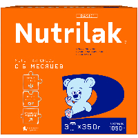 Изображение товара Nutrilak 2 смесь сухая молочная адаптированная 1050 гр