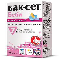 Изображение товара Бак-сет беби 10 шт. саше порошок массой 1 гр