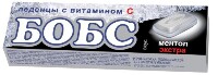 Изображение товара Бобс карамель леденцовая со вкусом экстра ментол 10 шт. леденцы массой 3,5 г