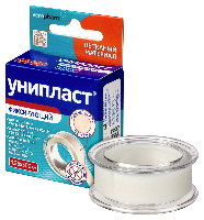 ЛЕЙКОПЛАСТЫРЬ УНИПЛАСТ ФИКСИРУЮЩИЙ