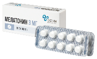 Мелатонин 3 мг 20 шт. блистер таблетки, покрытые пленочной оболочкой ...