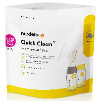 Пакеты для стерилизации аксессуаров для кормления в микроволновой печи Quick Clean на 20 циклов 5 шт.