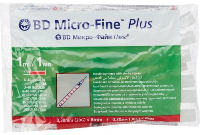 Изображение товара Шприц инсулиновый 40 МЕ/1 мл с интегрированной иглой 30g 10 шт./bd/