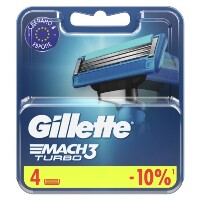 GILLETTE MACH3 TURBO КАССЕТЫ СМЕННЫЕ ДЛЯ БЕЗОПАСНЫХ БРИТВ