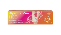 Фунготербин нео 10 мг/г + 100 мг/г гель для наружного применения 15 гр