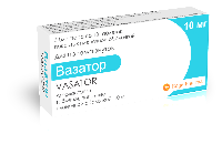 Изображение товара Вазатор 10 мг 30 шт. таблетки, покрытые пленочной оболочкой