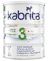 Kabrita 3 gold напиток молочный на основе козьего молока для комфортного пищеварения с 12 месяцев 800 гр