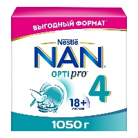 Изображение товара Nan 4 optipro с олигосахаридами 2fl и пробиотиками b lactis напиток молоч сухой 1050 гр