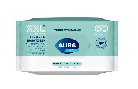 Изображение товара Aura полотенца влажные family универсальные 60 шт.
