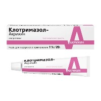 Клотримазол-акрихин 1% мазь для наружного применения 20 гр