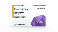 Сиглетик 100 мг 28 шт. таблетки, покрытые пленочной оболочкой