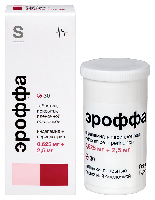 Изображение товара Эроффа 0,625 мг + 2,5 мг 30 шт. флакон таблетки, покрытые пленочной оболочкой