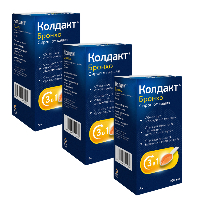 Изображение товара Набор из 3 уп. Колдакт бронхо флакон сироп 100 мл