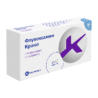 Изображение товара Флувоксамин кроно 50 мг 15 шт. таблетки, покрытые пленочной оболочкой