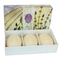 Изображение товара La florentina набор мыло туалетное твердое лаванда 150 гр 3 шт.