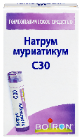 Изображение товара Натрум муриатикум с30 гомеопатический монокомпонентный препарат минерально-химического происхождения 4 гр гранулы гомеопатические