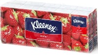 Изображение товара Kleenex aroma носовые платочки клубника 10 шт. х 10