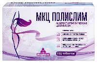 Изображение товара Мкц полислим 110 шт. таблетки массой 503 мг