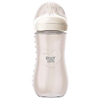 Изображение товара Roxy-kids бутылочка для кормления с широким горлом силиконовая соска размер l 6+ 330 мл