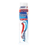 Aquafresh зубная паста освежающе-мятная 100 мл с помпой