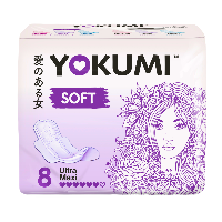Yokumi прокладки женские гигиенические soft ultra maxi 8 шт.