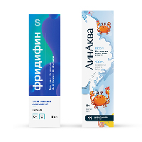 Изображение товара Набор Фридифин флакон спрей назальный дозированный + Линаква беби средство д/промыв носа со скидкой