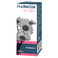 Изображение товара Fluriksin готовое полоскание с экстрактом ромашки 200 мл