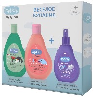 Изображение товара Bebble my friend набор веселое купание/шамп/гель д/душа 250 мл клубника+шамп/гель д/душа 250 мл арбуз +спрей-бальзам 150 мл/