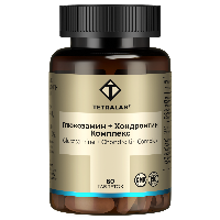 Изображение товара Tetralab глюкозамин+хондроитин комплекс премиум 60 шт. таблетки, покрытые оболочкой массой 1440 мг