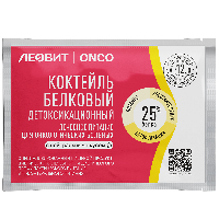 Изображение товара Леовит onco коктейль белковый детоксикационный с нейтральным вкусом 20 гр