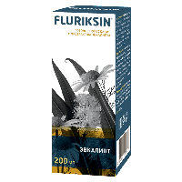 Изображение товара Fluriksin готовое полоскание с экстрактом эвкалипта 200 мл