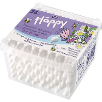 Изображение товара Bella baby happy ватные палочки с экстрактом ромашки 56 шт./с ограничителем